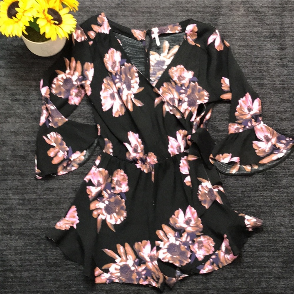 Free People All The Right Ruffles Romper - Picture 4 of 7